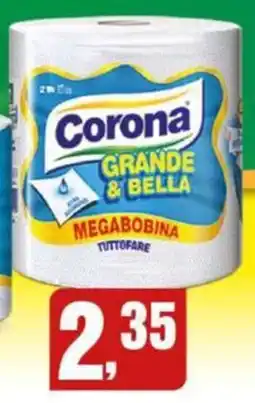 Migro Corona Grande & Bella Megabobina offerta