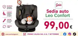 Sanitaria Gaia Gaia Sedia auto Leo Confort offerta