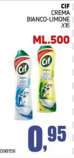Migro Cif crema bianco-limone offerta