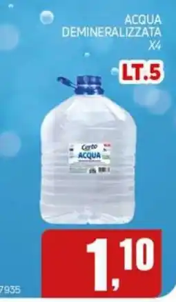 Migro Acqua demineralizzata Certo offerta