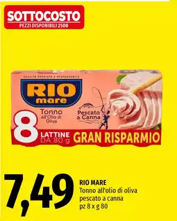 Emi Market Rio mare Tonno all'olio di oliva offerta