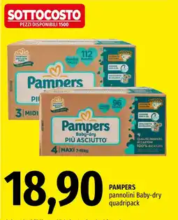 Emi Market Pampers pannolini Baby-dry offerta