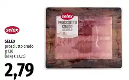 Emi Market Selex prosciutto crudo offerta