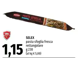 Emi Market SELEX pasta sfoglia fresca rettangolare offerta