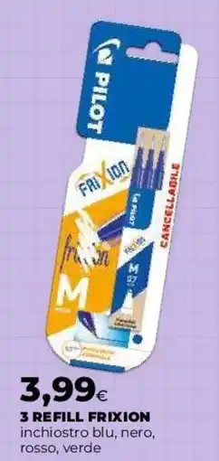 Coop Master Alleanza 3.0 Pilot 3 refill frixion offerta