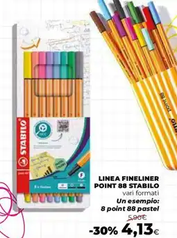 Coop Master Alleanza 3.0 Linea Fineliner Point 88 Stabilo offerta