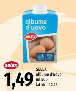 Emi Market SELEX albume d'uovo offerta