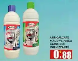 Maury's Anticalcare Maury's offerta