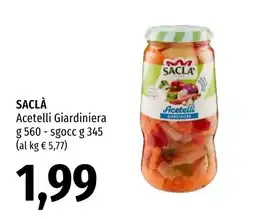 Emi Market Saclà Acetelli Giardiniera offerta