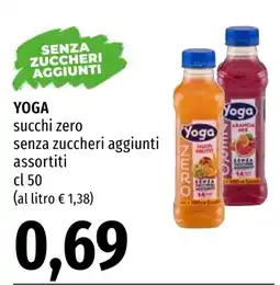 Emi Market Yoga succhi zero offerta