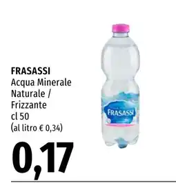 Emi Market Acqua Minerale Naturale Frizzante Frasassi offerta
