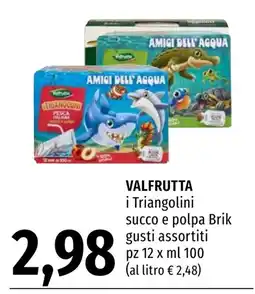 Emi Market Valfrutta i Triangolini succo e polpa Brik offerta