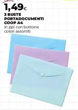 Coop Master Alleanza 3.0 Buste portadocumenti Coop offerta