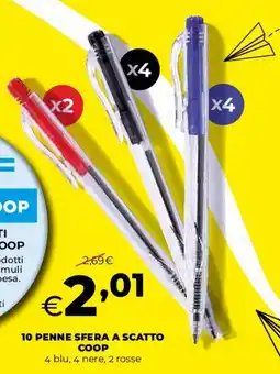 Coop Master Alleanza 3.0 Penne sfera a scatto Coop offerta