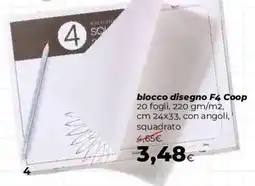 Coop Master Alleanza 3.0 blocco disegno F4 Coop offerta