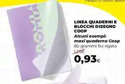 Coop Master Alleanza 3.0 maxi quaderno Coop offerta