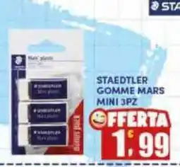 Maury's Staedtler gomme mars mini offerta