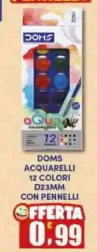 Maury's Doms acquarelli 12 colori offerta