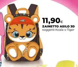 Coop Master Alleanza 3.0 Zainetto Asilo 3D offerta
