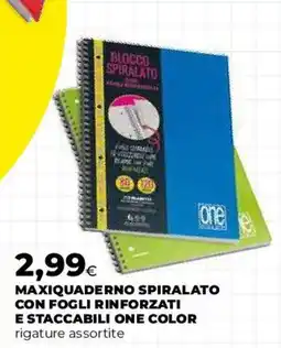 Coop Master Alleanza 3.0 Maxiquaderno spiralato one color offerta