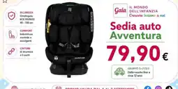 Sanitaria Gaia Sedia auto Avventura offerta
