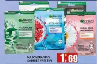 Maschera viso Garnier vari tipi