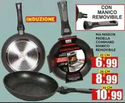 Maury's Ma Maison padella command manico removibile offerta