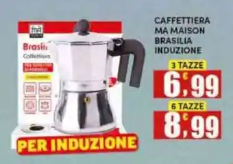 Maury's Caffettiera Ma Maison Brasilia offerta