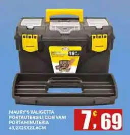 Maury's Maury's valigetta porta utensili con vani portaminuteria offerta