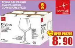 Maury's Divino calice vino Bormioli offerta