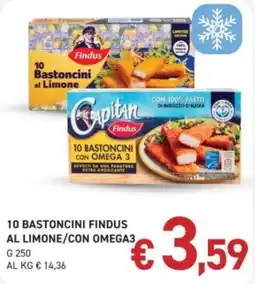 Superstore Coal 10 bastoncini Findus al limone/con omega3 offerta