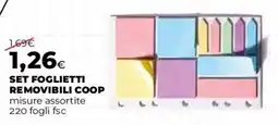 Coop Master Alleanza 3.0 Set foglietti removibili Coop offerta