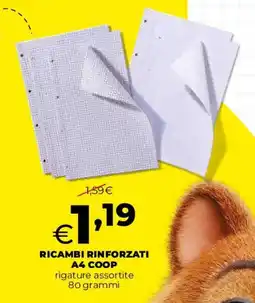 Coop Master Alleanza 3.0 Ricambi rinforzati A4 Coop offerta