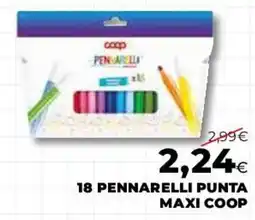 Coop Master Alleanza 3.0 Pennarelli punta maxi Coop offerta