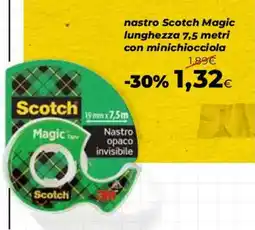 Coop Master Alleanza 3.0 nastro Scotch Magic lunghezza offerta