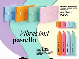 Coop Master Alleanza 3.0 Evidenziatori tratto video pastel colori cocktail offerta