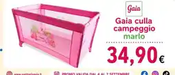 Sanitaria Gaia Gaia culla campeggio marlo offerta