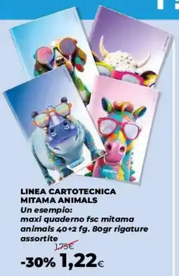Coop Master Alleanza 3.0 maxi quaderno fsc mitama animals offerta