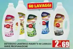 Maury's Detersivo lavatrice Maury's offerta