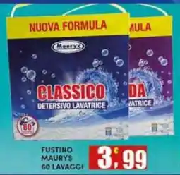Maury's Fustino Maury's Classico Detersivo Lavatrice offerta