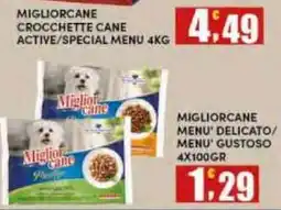 Maury's MigliorCane crocchette cane active/special menu offerta