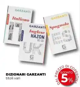 Coop Master Alleanza 3.0 Dizionari Garzanti offerta