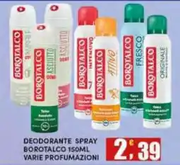 Maury's Deodorante spray Borotalco offerta