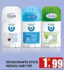 Maury's Deodorante stick infasil vari tipi offerta