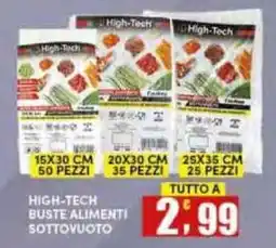 Maury's High-Tech buste alimenti sottovuoto offerta