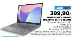 Coop Master Alleanza 3.0 Notebook Lenovo Ideapad Slim 3 15IAN8 offerta
