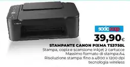 Coop Master Alleanza 3.0 Stampante Canon Pixma TS3750L offerta