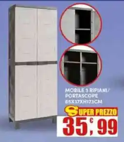 Maury's Mobile 3 ripiani/portascope offerta