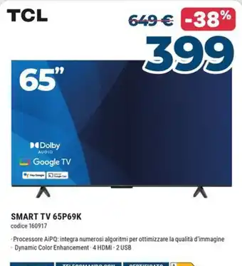 TCL SMART TV 65P69K