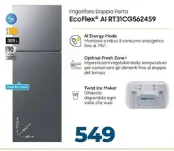 Sinergy Frigorifero Doppia Porta EcoFlex® AI offerta